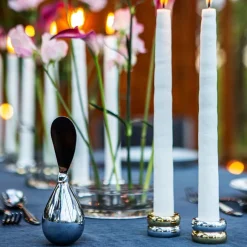 Candelabro Marriage Duo 2 piezas, latón-plata