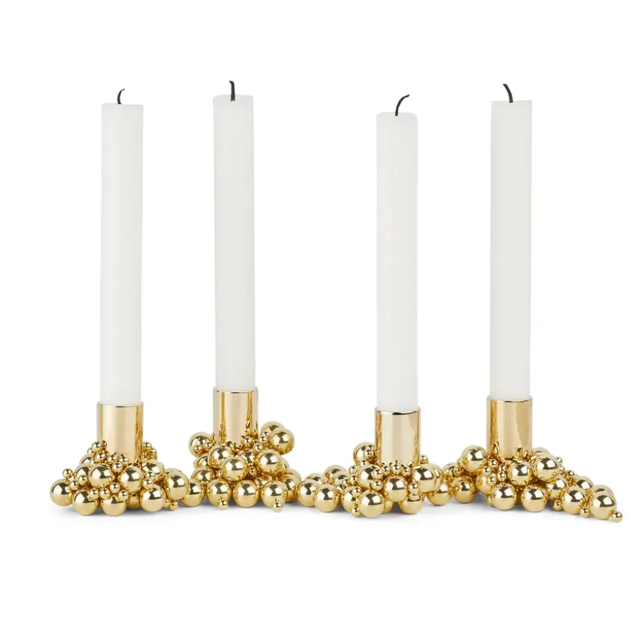 Candelabro Molekyl 4, latón