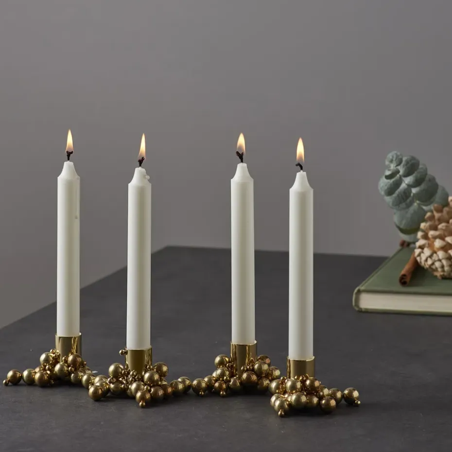 Candelabro Molekyl 4, latón