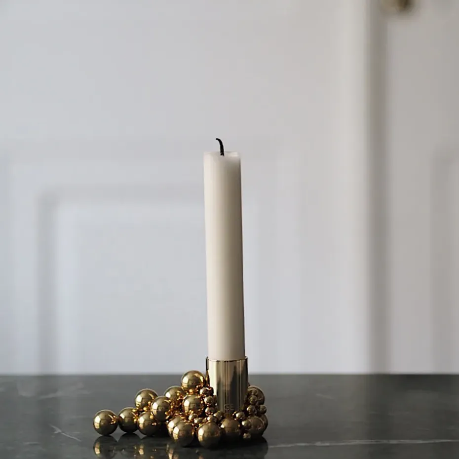 Candelabro Molekyl 1, latón