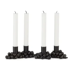 Candelabro Molekyl 4, negro