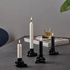 Candelabro Molekyl 4, negro