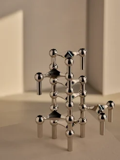 Candelabro Nagel, cromo