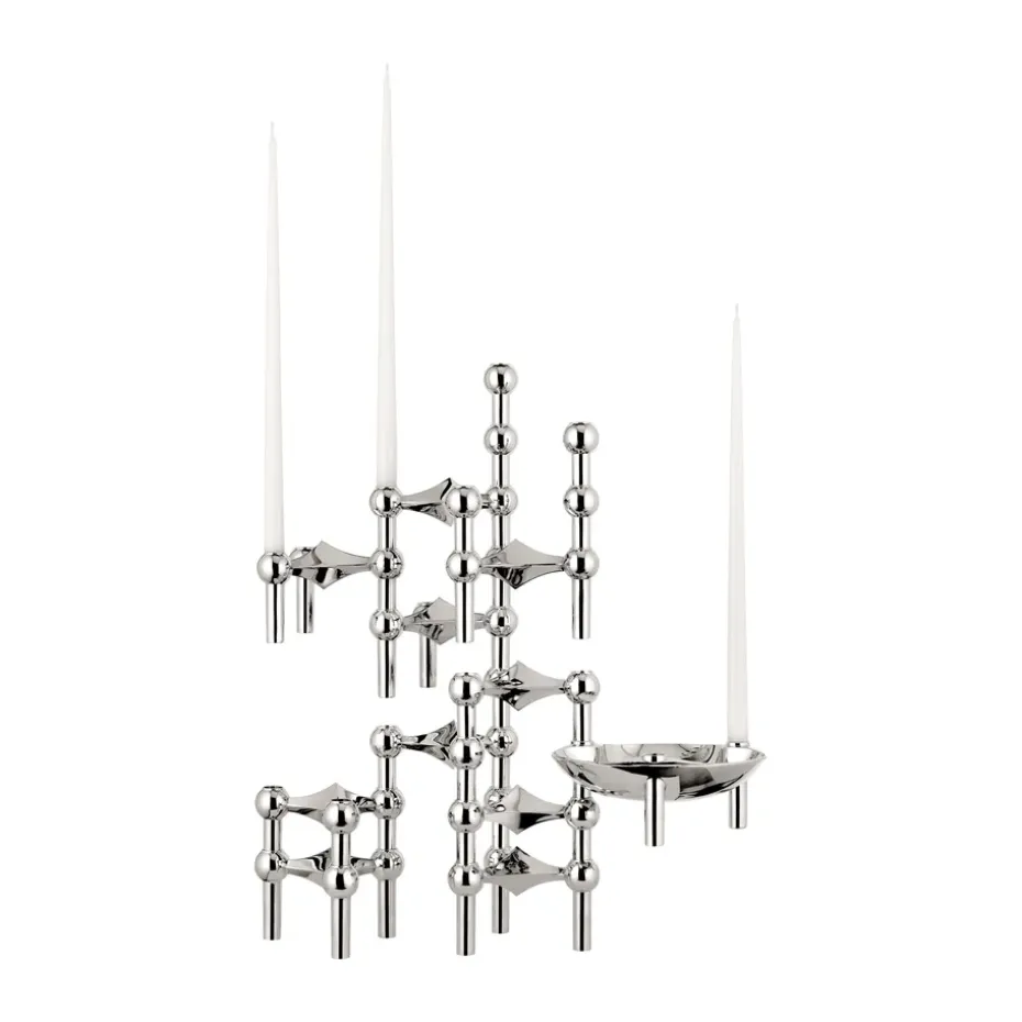 Candelabro Nagel, cromo