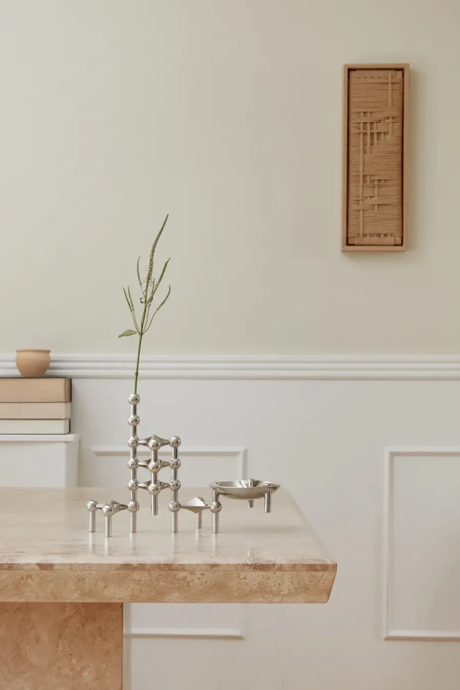 Candelabro Nagel, cromo