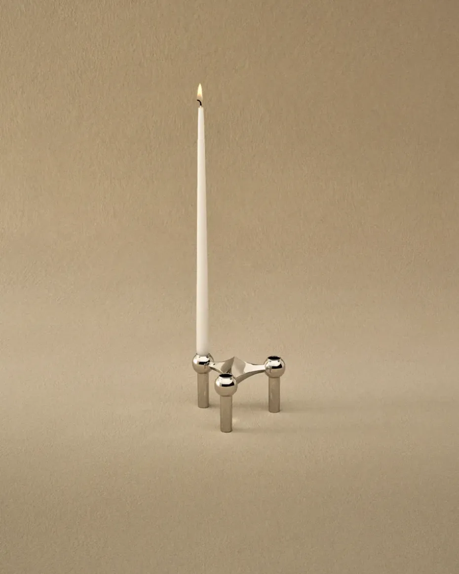 Candelabro Nagel, cromo