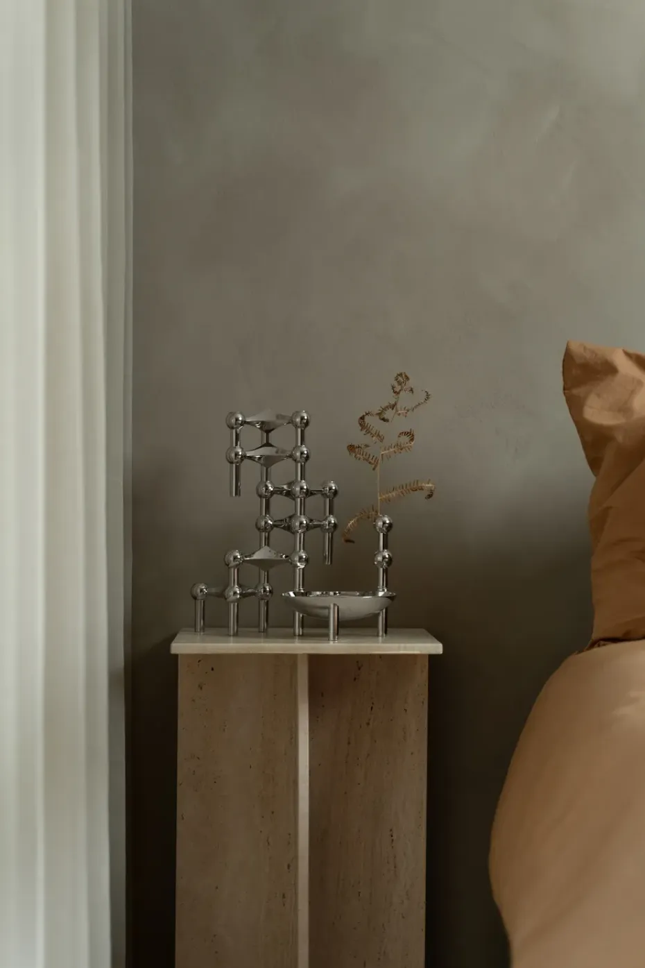 Candelabro Nagel, cromo