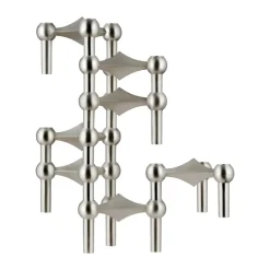 Candelabro Nagel, Cromo cepillado