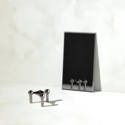 Candelabro Nagel, cromo negro