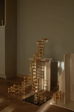 Candelabro Nagel, latón