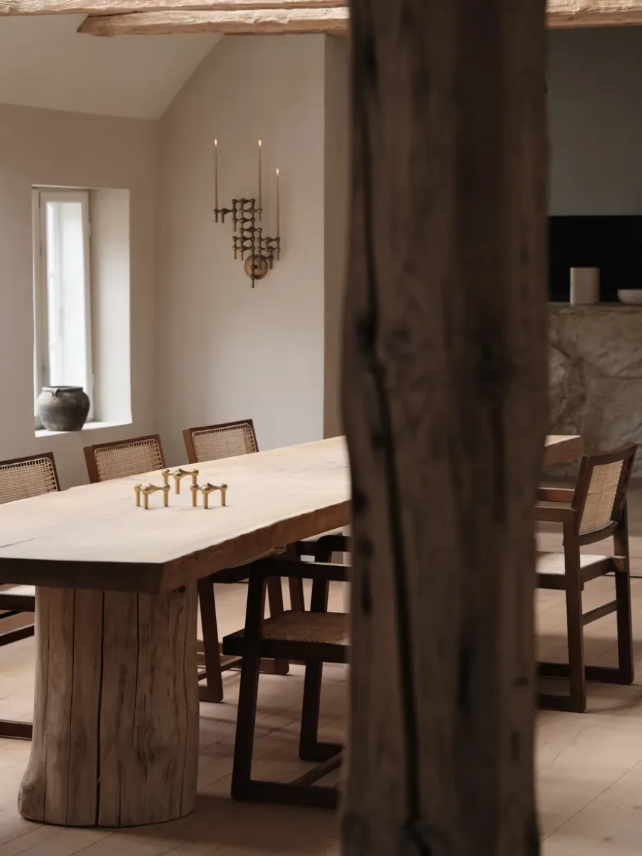 Candelabro Nagel, Latón cepillado