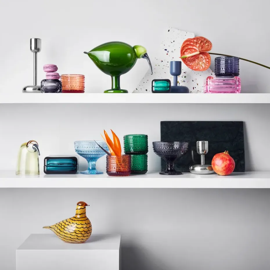 Candelabro Nappula acero, grande 183 mm