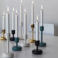 Candelabro Nappula, blanco, pequeño 107 mm