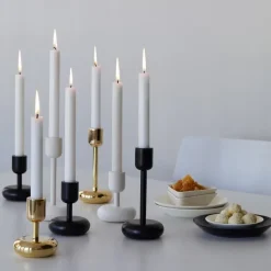 Candelabro Nappula, blanco, grande 183 mm