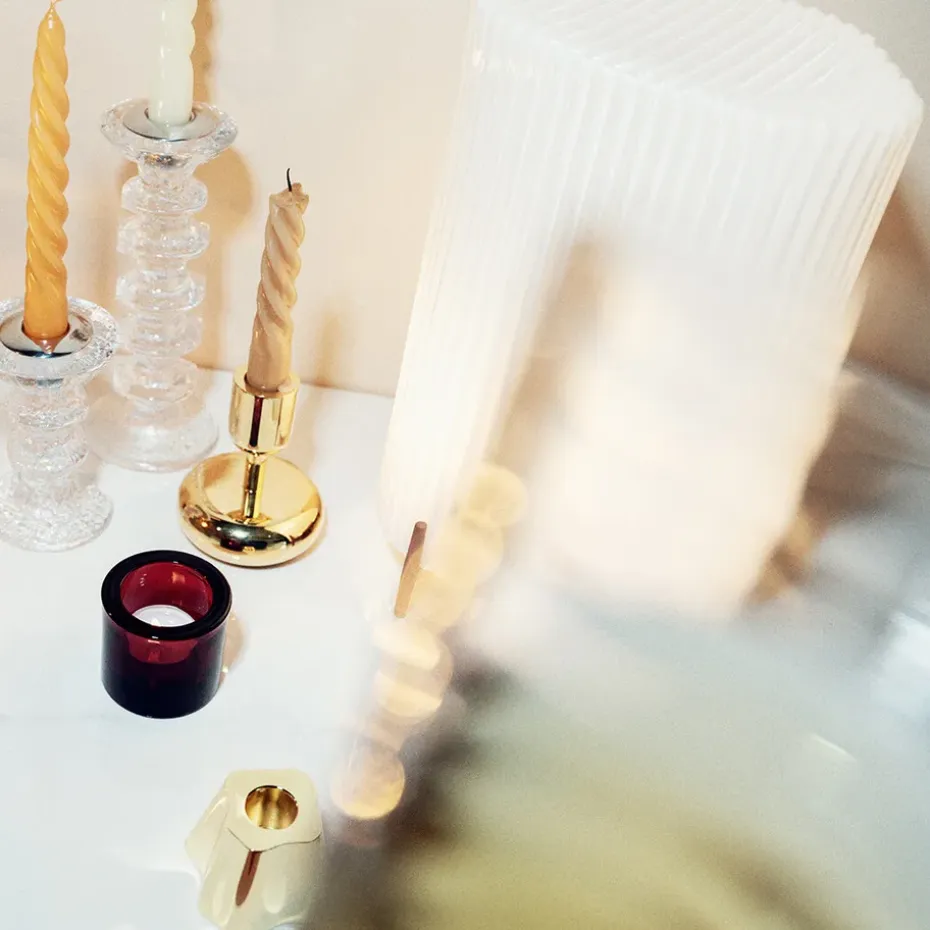 Candelabro Nappula latón, pequeño 107 mm