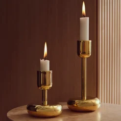 Candelabro Nappula latón, pequeño 107 mm