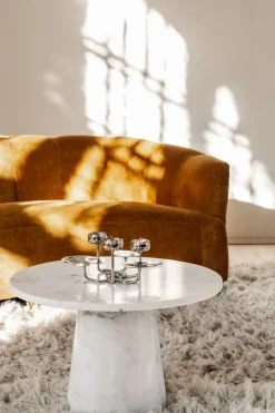 Candelabro Ninfea grande, Latón niquelado