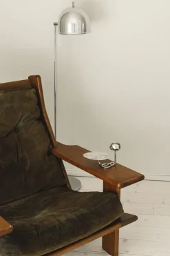 Candelabro Ninfea No.2, Latón niquelado