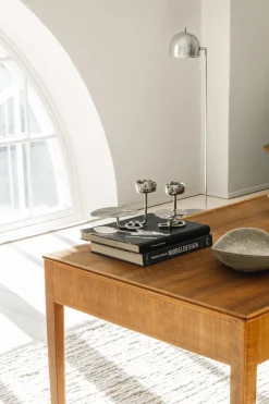 Candelabro Ninfea No.2, Latón niquelado