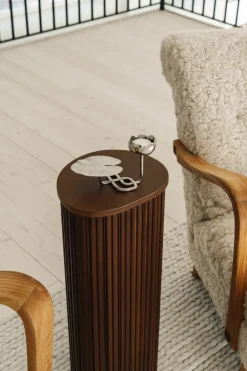 Candelabro Ninfea No.1, Latón niquelado