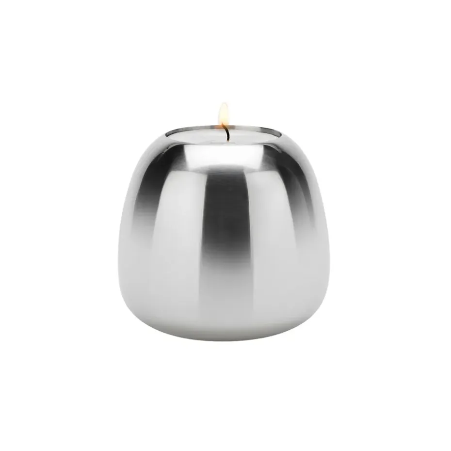 Candelabro Ora acero inoxidable, pequeño