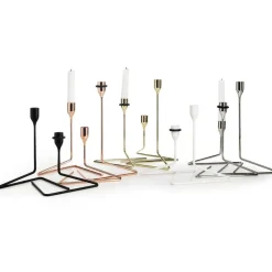 Candelabro Puzzlepequeño, negro