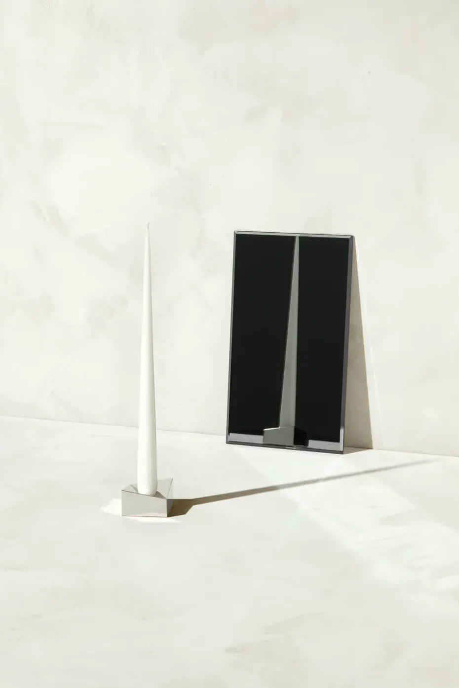 Candelabro STOFF Nagel reflect large 3,2 cm, cromo