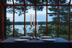 Candelabro Tender pequeño, Nickel