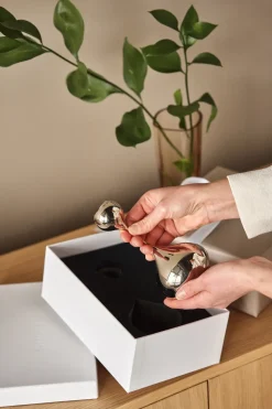 Candelabro Tender pequeño, Nickel