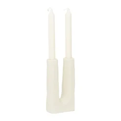 Candelabro Tomas 11cm, Off white