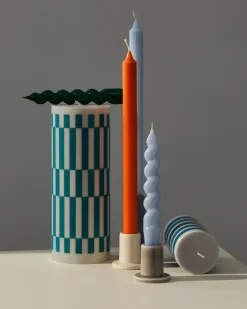 Candelabro Tube 5 cm, Off-white