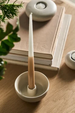 Candelabro Valley Ø12 cm, Beige