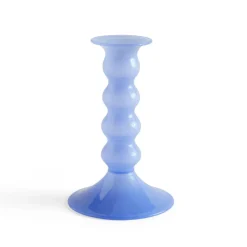 Candelabro Wavy mediano 14 cm, Jade light blue