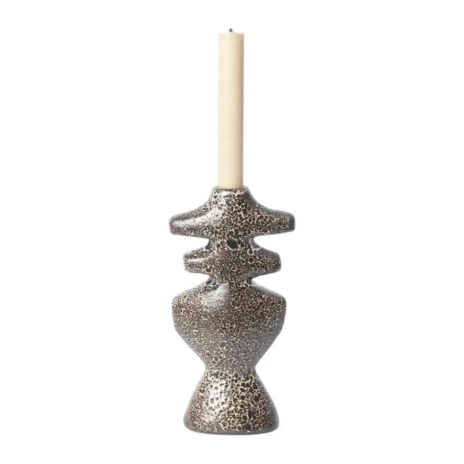 Candelabro Yara large, Punto marrón