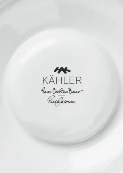 Canelabro para vela gruesa Hammershøi Christmas Ø13 cm, Blanco