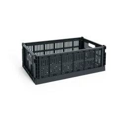 Cesta Colour Crate L 34,5x53 cm, Charcoal