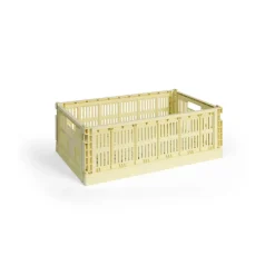 Cesta Colour Crate L 34,5x53 cm, Light yellow