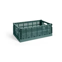 Cesta Colour Crate L 34,5x53 cm, Dark green