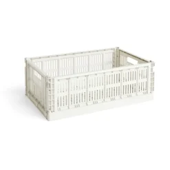 Cesta Colour Crate L 34,5x53 cm, Off-white
