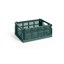 Cesta Colour Crate M 26,5x34,5 cm, Dark green
