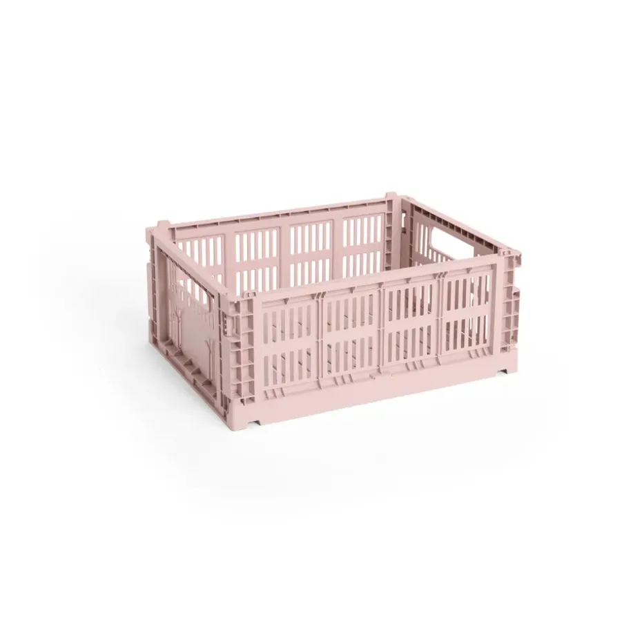Cesta Colour Crate M 26,5x34,5 cm, Blush