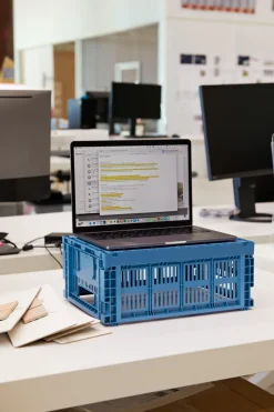 Cesta Colour Crate M 26,5x34,5 cm, Electric blue