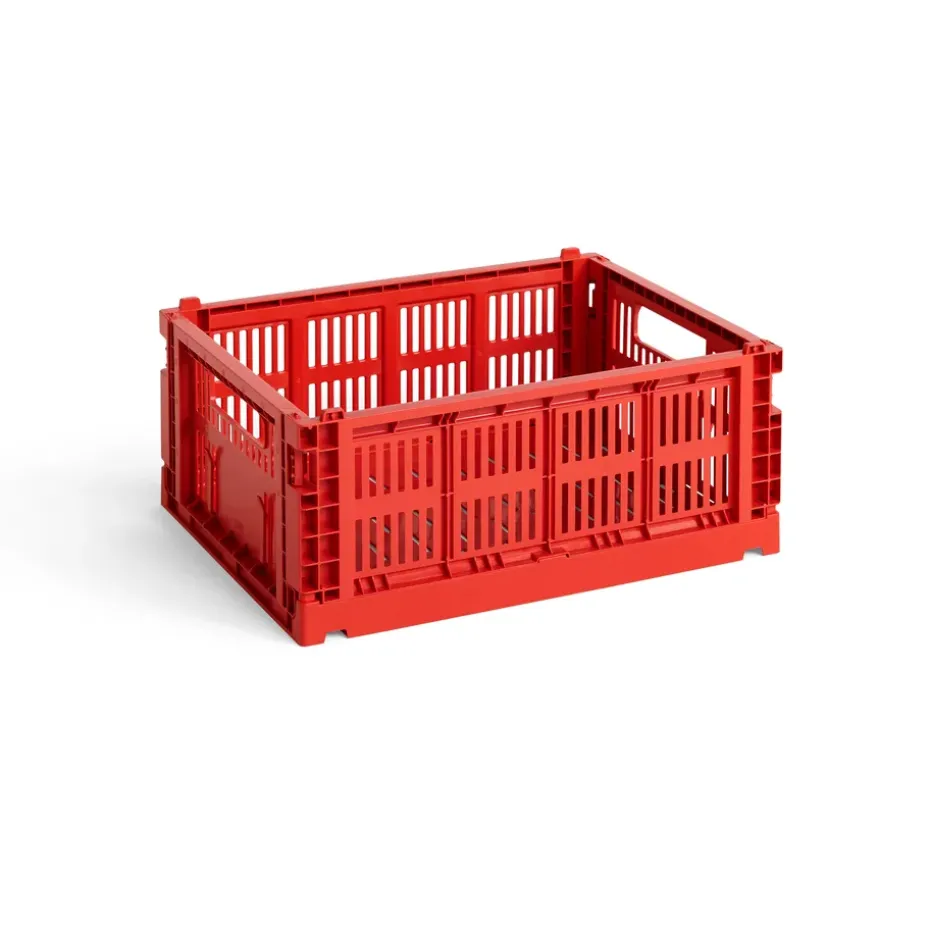 Cesta Colour Crate M 26,5x34,5 cm, Red