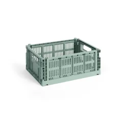 Cesta Colour Crate M 26,5x34,5 cm, Sage green