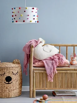 Cesta con tapa Dolma Ø42x50 cm, Natur