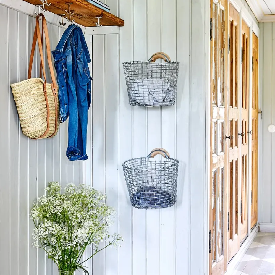 Cesta de alambre Korbo Bin 16, acero resistente a los ácidos