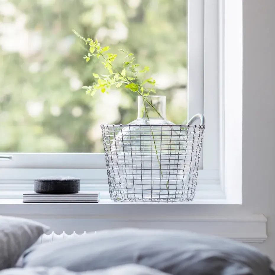 Cesta de alambre Korbo Bin 16, acero resistente a los ácidos