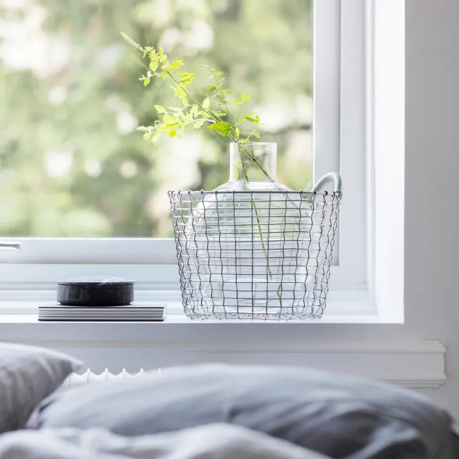 Cesta de alambre Korbo Bin 16, acero galvanizado