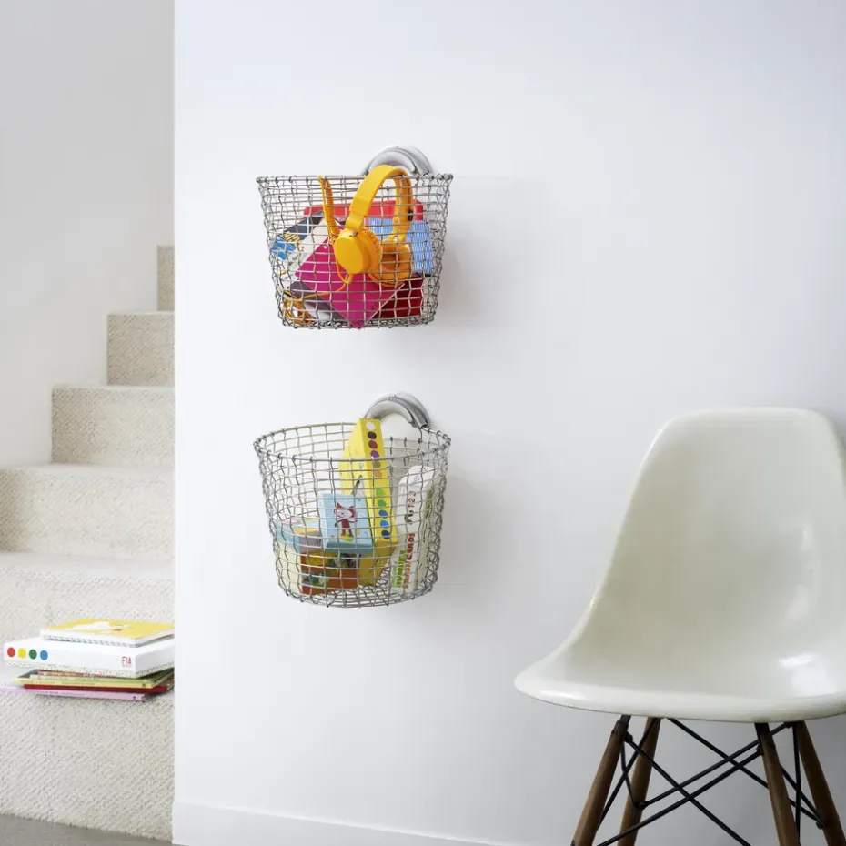 Cesta de alambre Korbo Bin 16, acero galvanizado