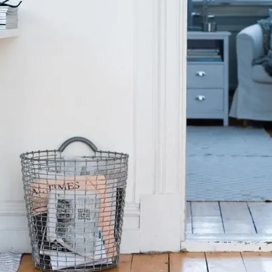 Cesta de alambre Korbo Bin 18, acero galvanizado